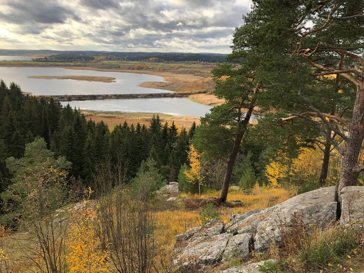 Гора Паасо Карелия зима