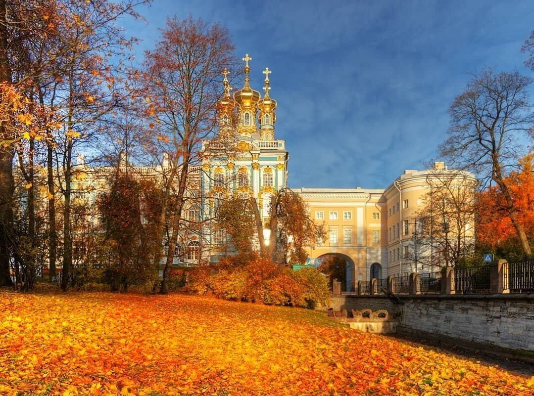 Царскосельский Лицей. Фото из интернета. Ещё не была в тех местах осенью.