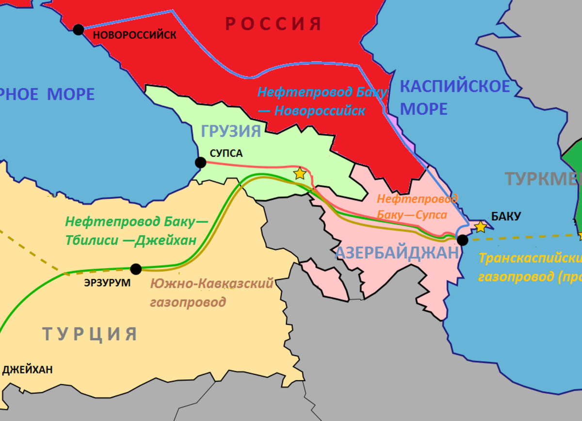 Моря закавказья. Нефтепровод Баку - Тбилиси - Джейхан. Нефтепровод Баку - Супса. Нефтепровод Баку Новороссийск. Трубопровод Баку Новороссийск.