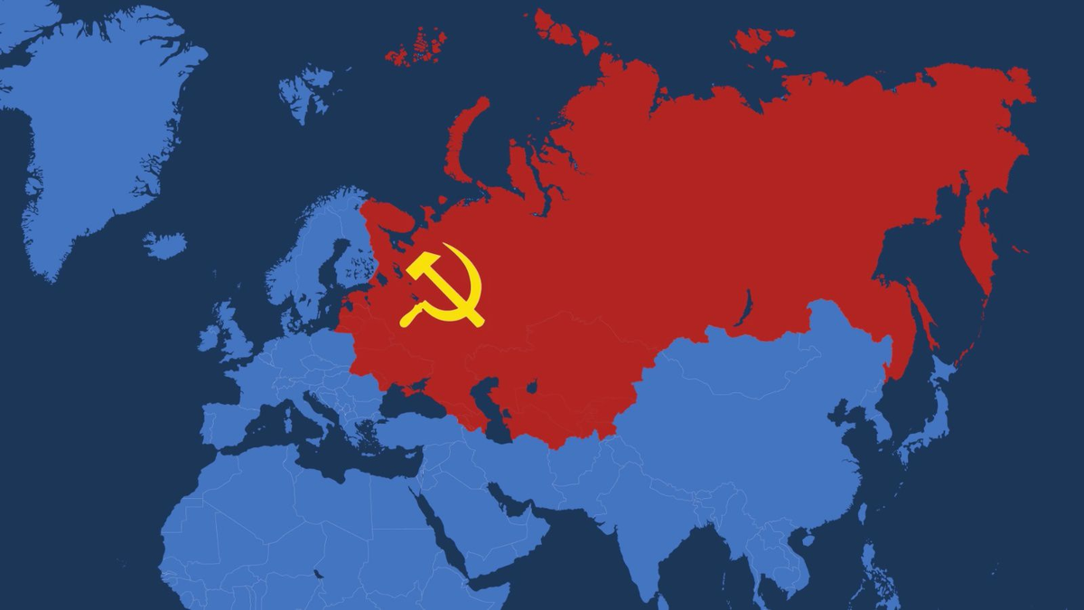 Страны которые были в союзе. Карта советского Союза после второй мировой войны.
