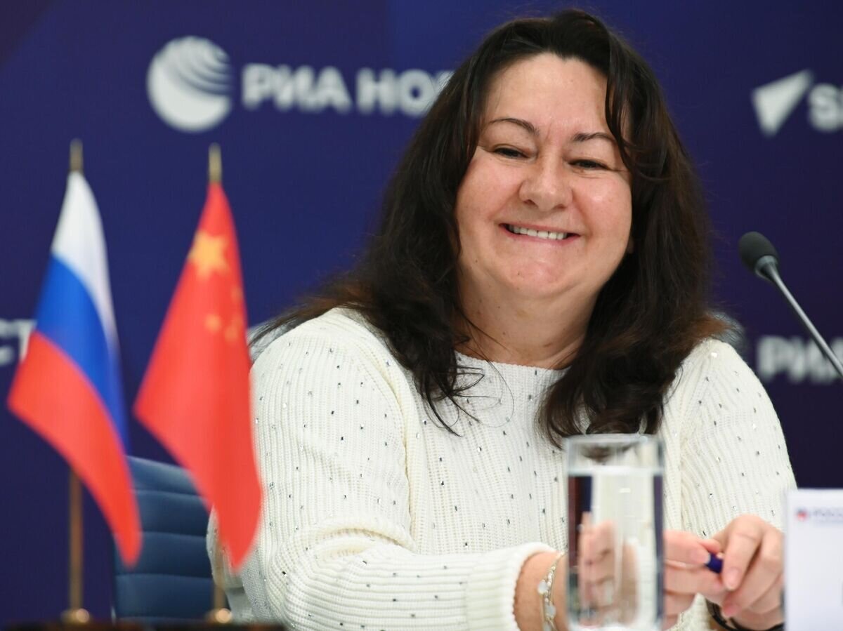    Президент Федерации лыжных гонок России, главный тренер сборной команды России по лыжным гонкам Елена Вяльбе© РИА Новости / Максим Блинов