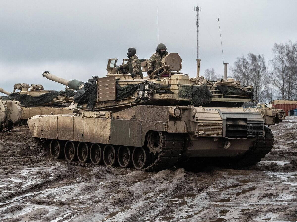    Танки M1A1 Abrams армии США на полигоне в Пабраде, Литва© CC BY-NC-ND 2.0/NATOChannel