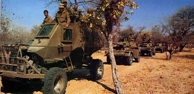 Вторжение войск ЮАР в Анголу. Август 1981. Источник www.veteranangola.ru