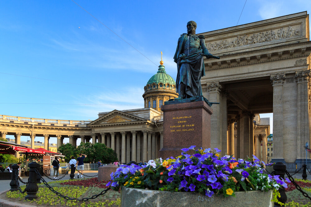 Осенний Казанский собор Питер