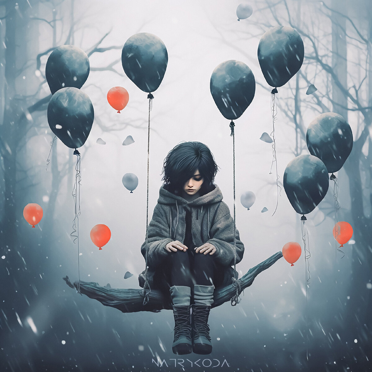 Обложка нового альбома. NATRY - KODA (2023)