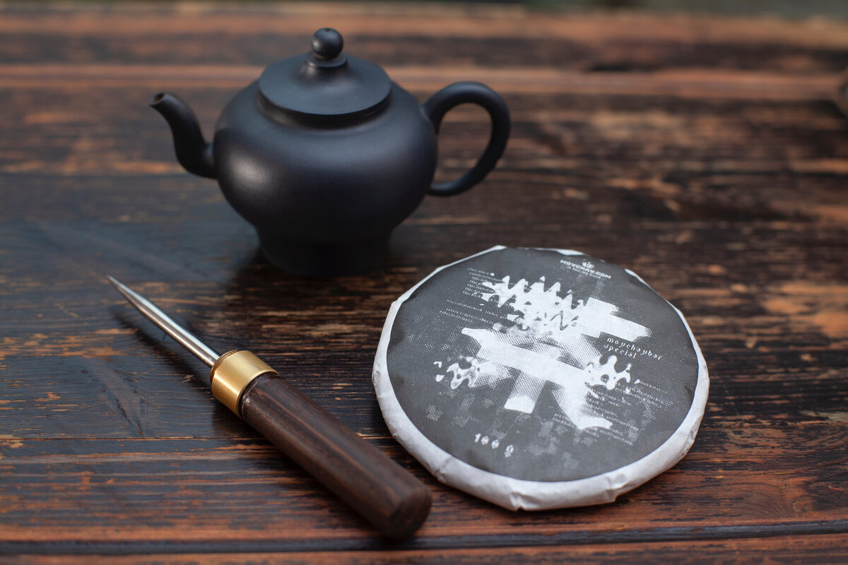 Moychay Teabar Special (сырье 2016, пресс 2021), 100г