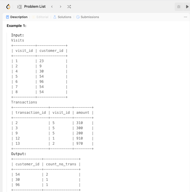 Пример данных и ответа
