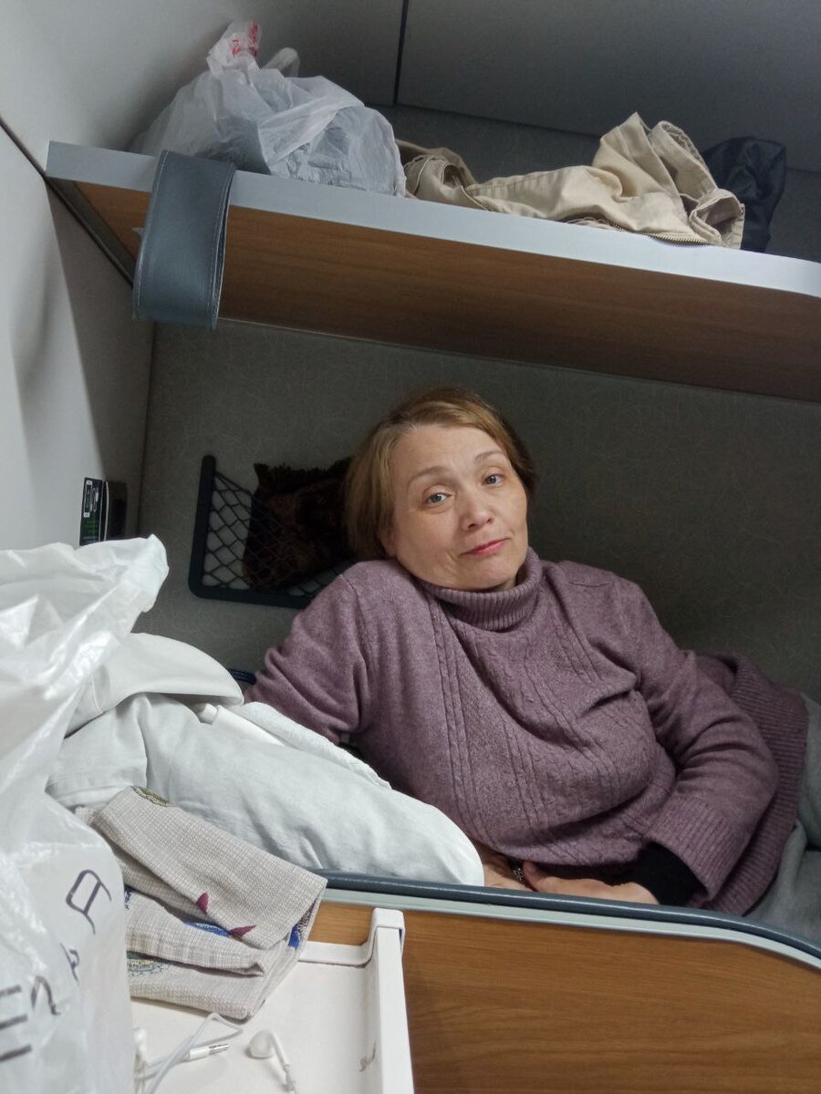 Новый плацкартный вагон. Верхняя полка