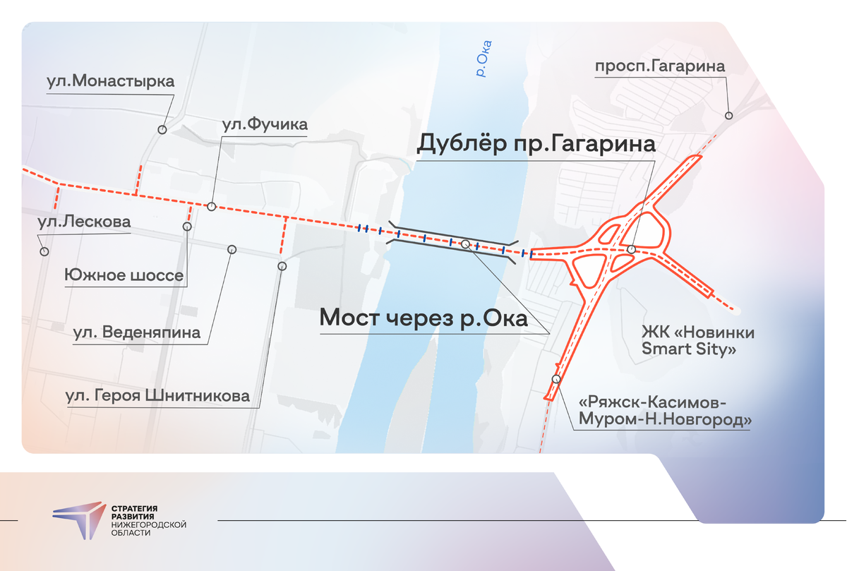 Проект дублера проспекта гагарина