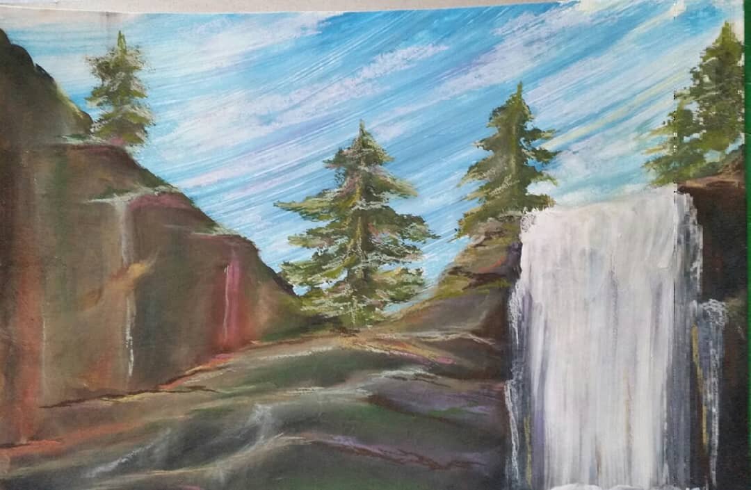 Рисунок, мелки, бумага