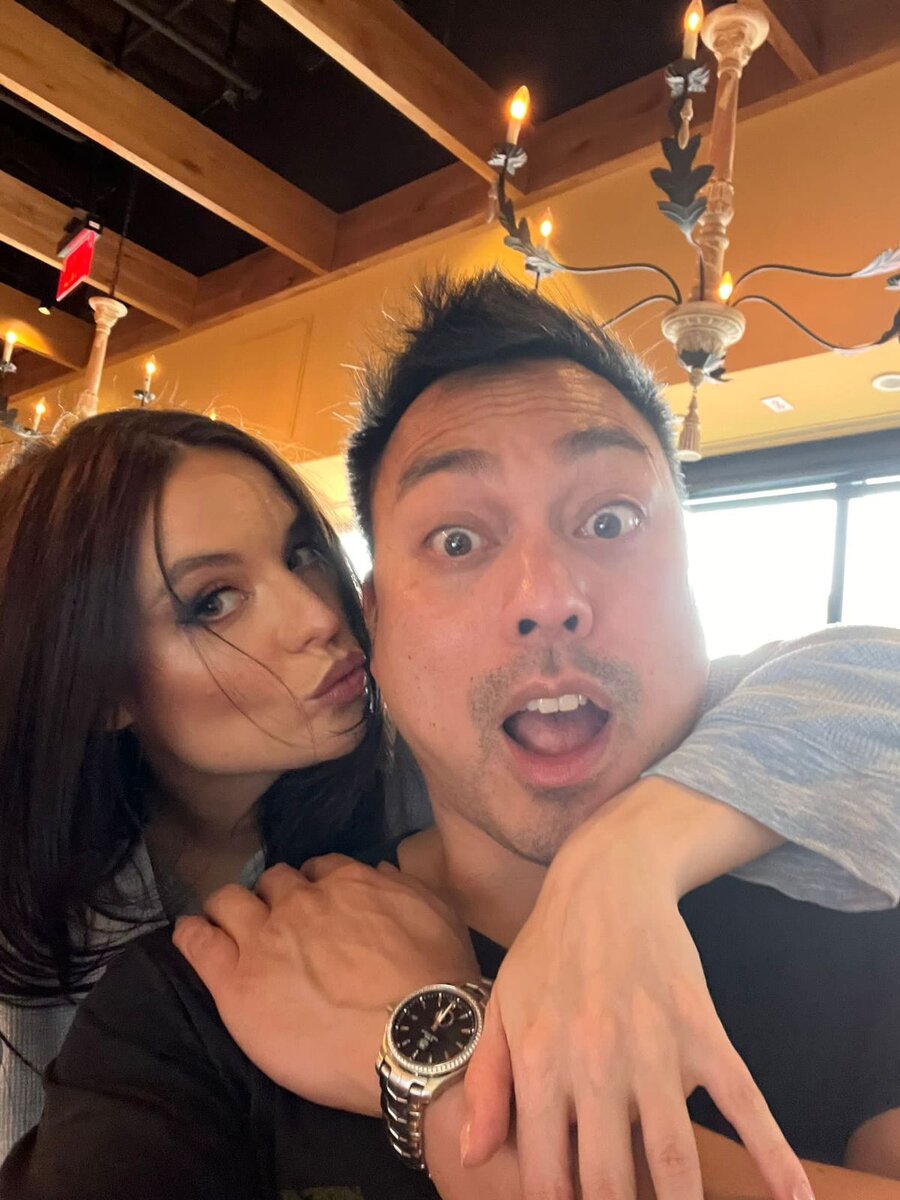    Кира Дихтяр с мужем-американцемЛичный архив Киры Дихтяр