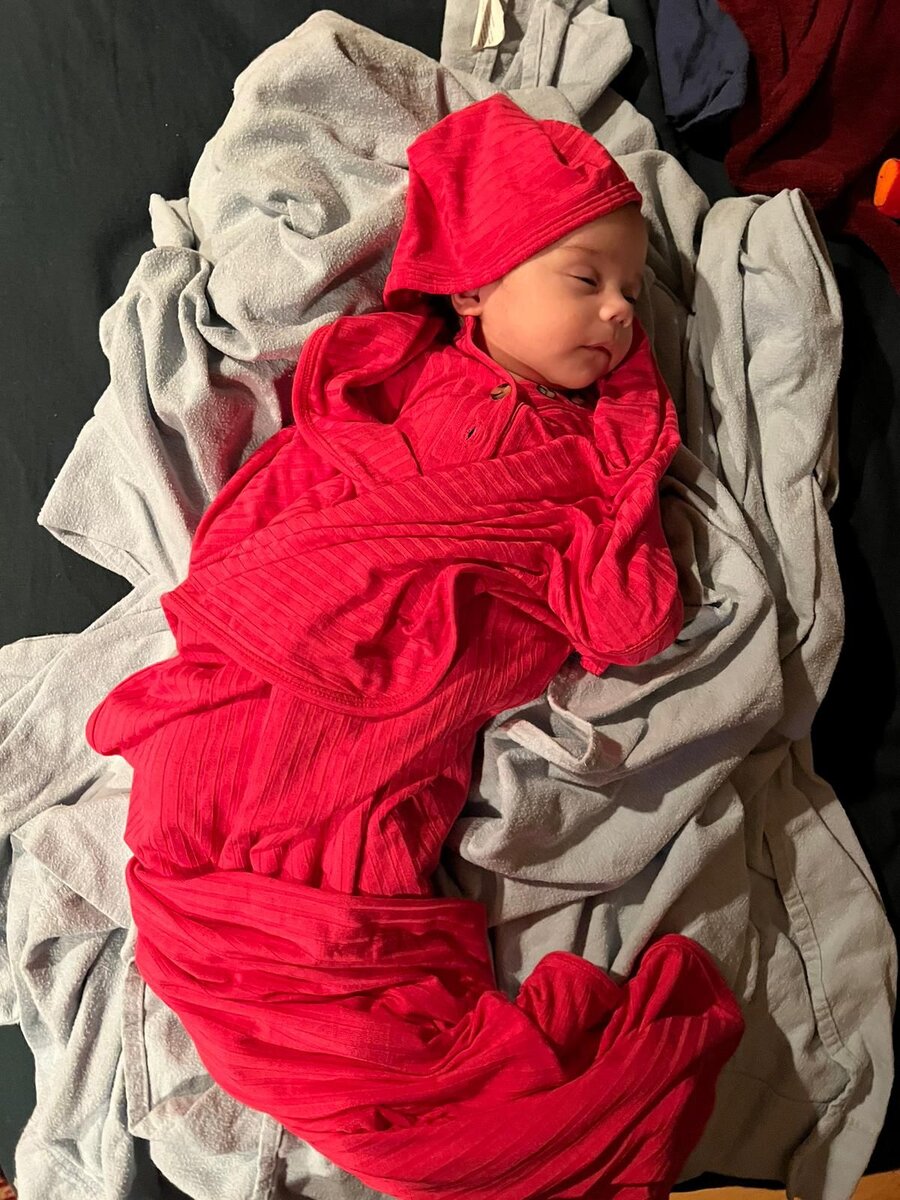    Новорожденная дочь Киры ДихтярЛичный архив Киры Дихтяр