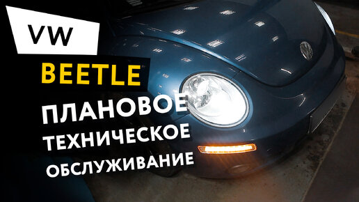 Плановое техническое обслуживание автомобиля Volkswagen Beetle 1,6