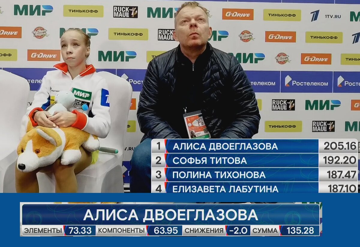 Принт-скрин кадров трансляции из Омска Первого канала