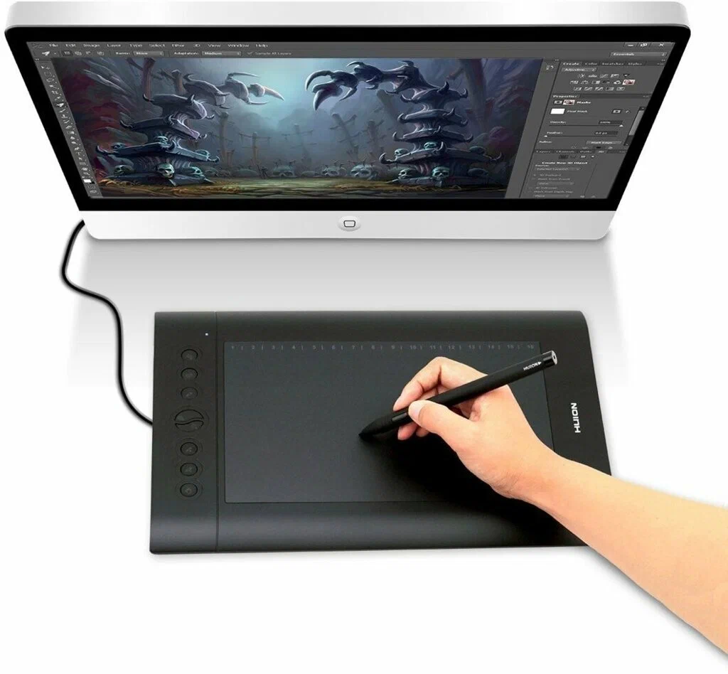 Более 3-х лет пользуюсь графическим планшетом HUION. 