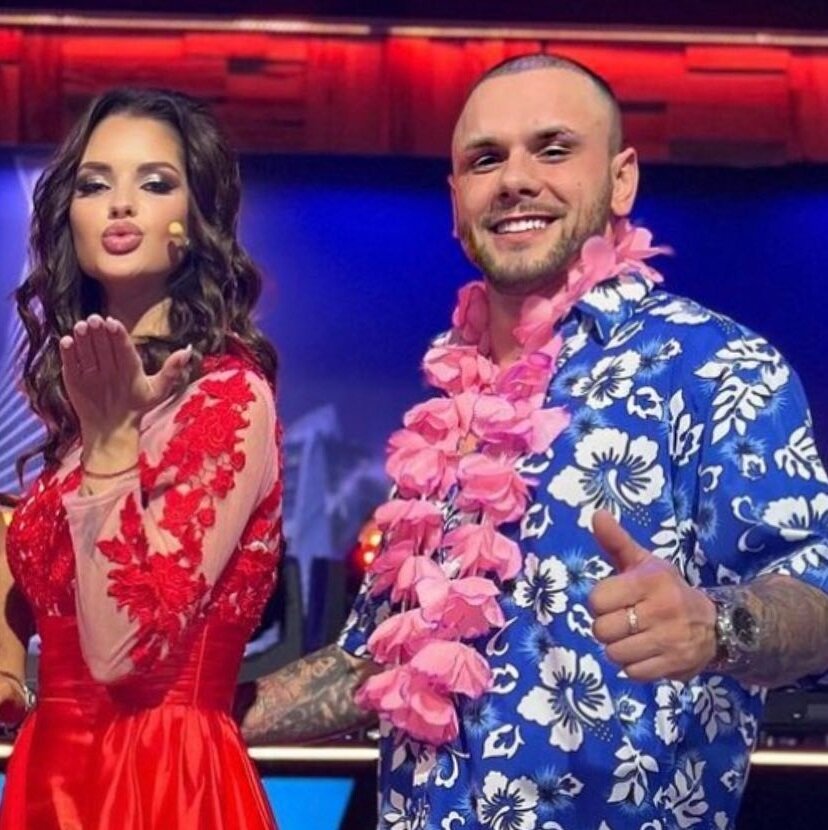 Максим Евстропов и Аня Самонина (фото из Telegram)