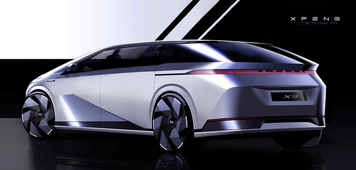 Xpeng X9 MPV. Фото с портала carnewschina.com