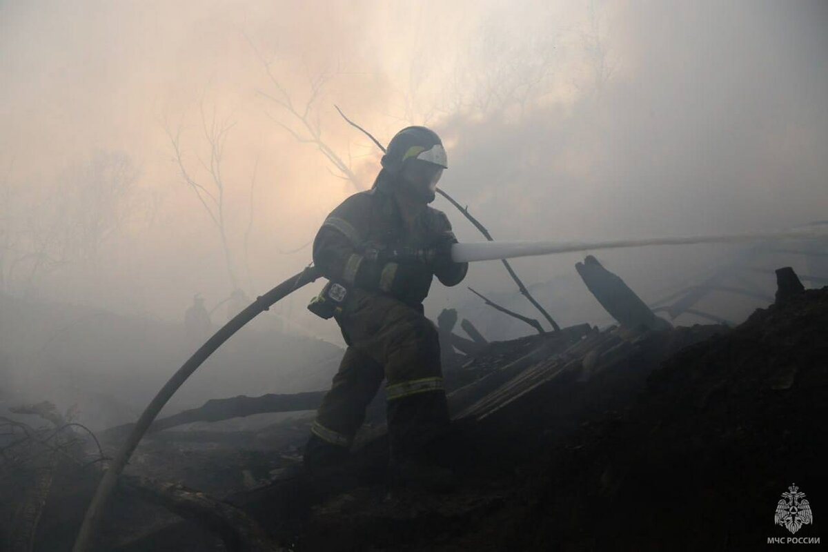 проливка пожара