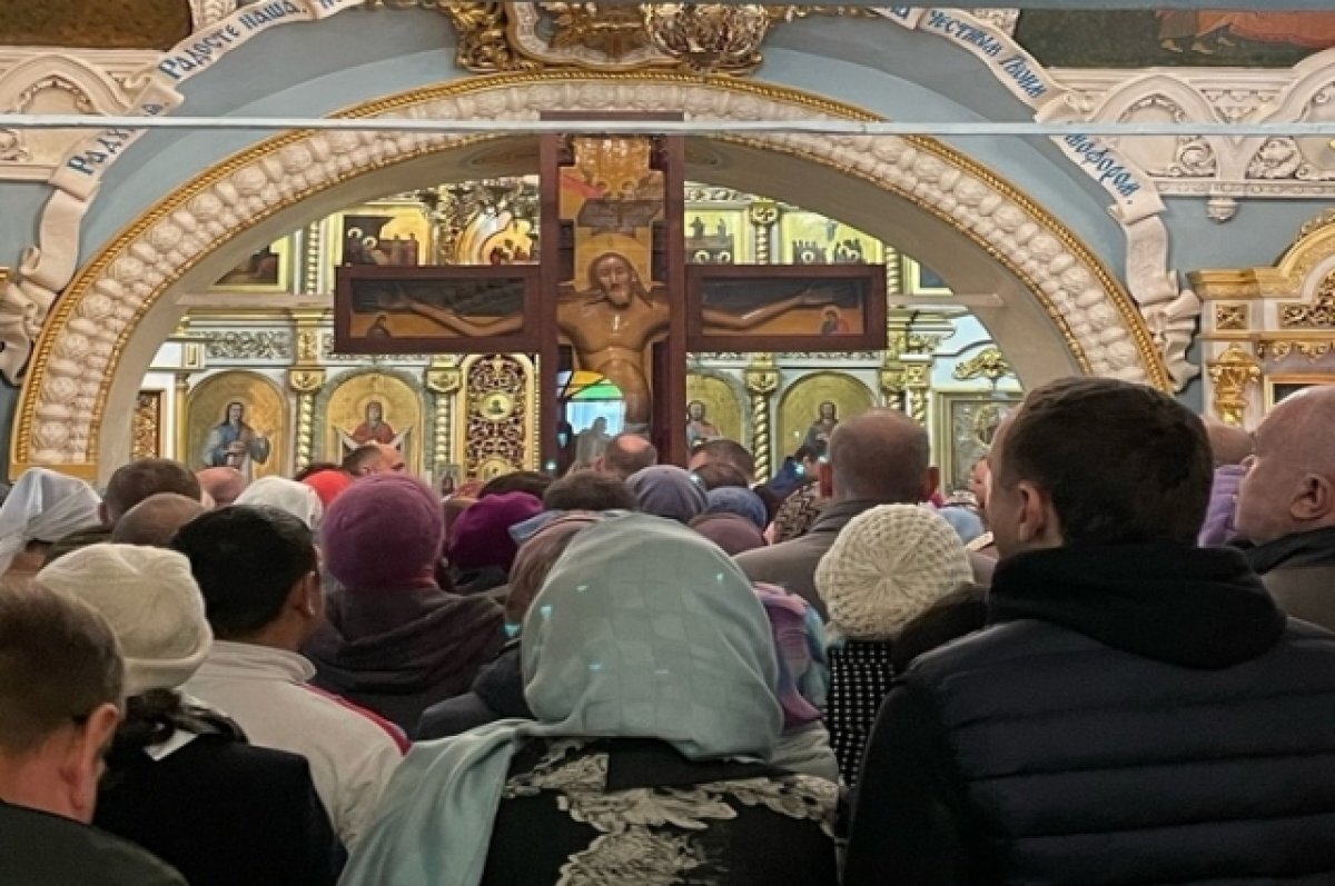    Святыня побывала уже в нескольких городах.