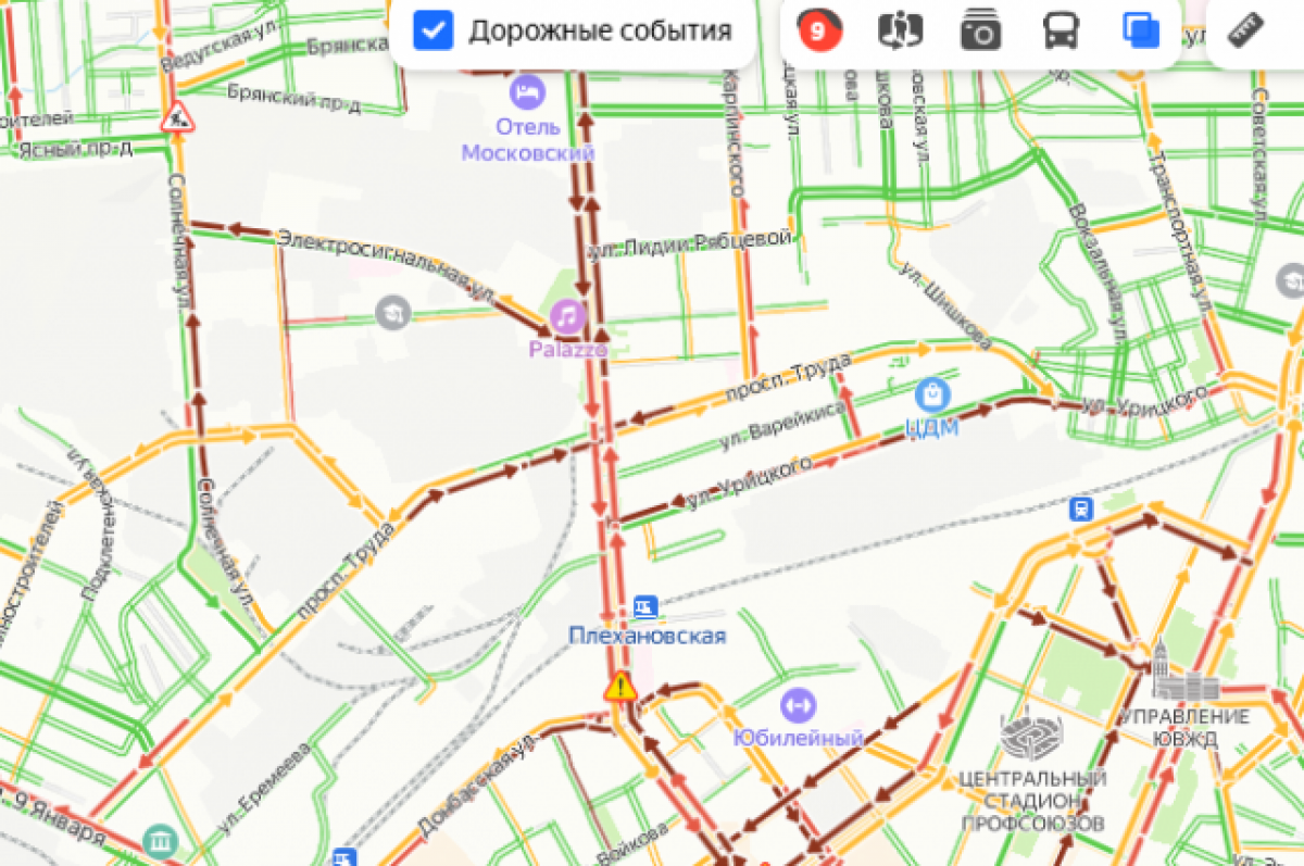 В пятницу вечером Воронеж встал в девятибалльных пробках | АиФ Воронеж |  Дзен