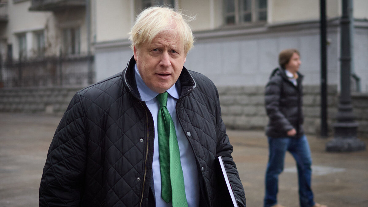    Экс-премьер-министр Великобритании Борис Джонсон© Фото : Public Domain/President Of Ukraine