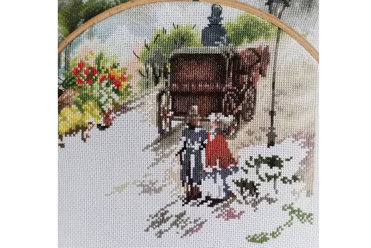 Утро, дизайнер Елена Ларцова (процесс отшива)