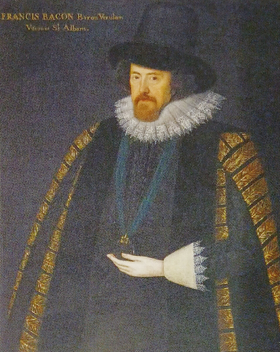 Портрет сэра Френсиса Бэкона работы Уильяма Лиркина. 1618год.