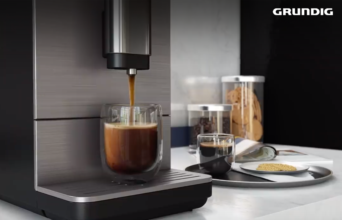 По одному нажатию кнопки кофемашина отмеряет необходимое количество зерна и воды и автоматически останавливает приготовление по достижении стандартного объема порции