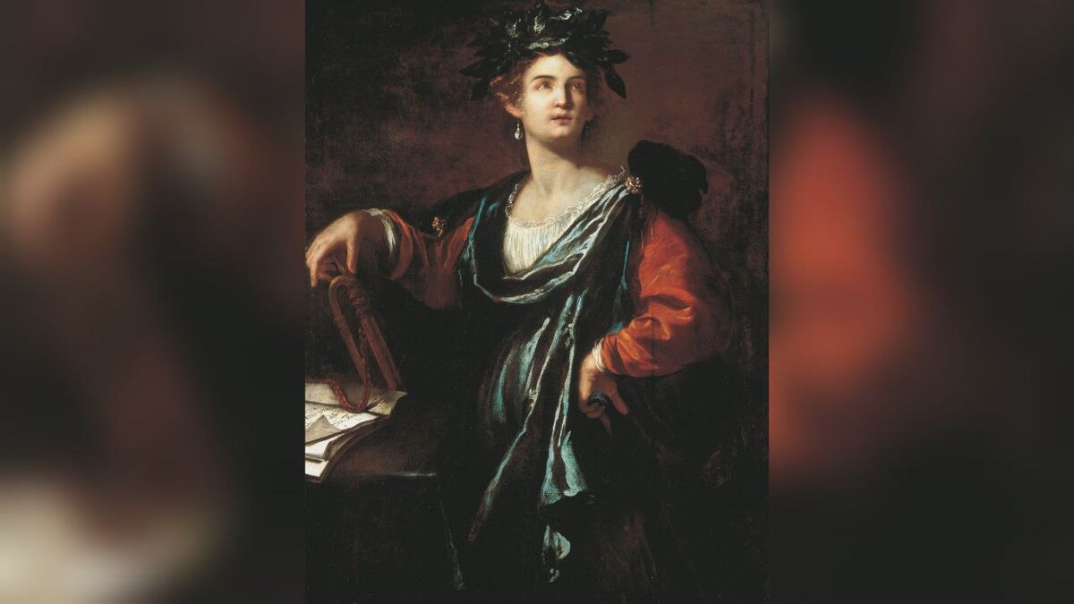 Артемизия Джентилески - Клио, муза Истории, 1632 г.