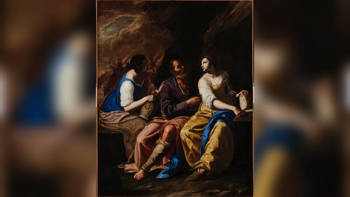 Артемизия Джентилески - Лот и его дочери, 1636-1638 г.г.