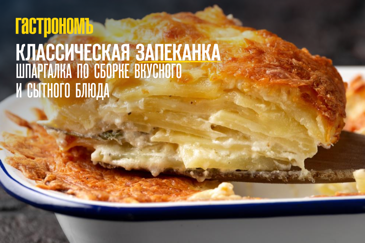 Классическая запеканка, шпаргалка по сборке вкусного и сытного блюда |  ГАСТРОНОМ.РУ | Дзен