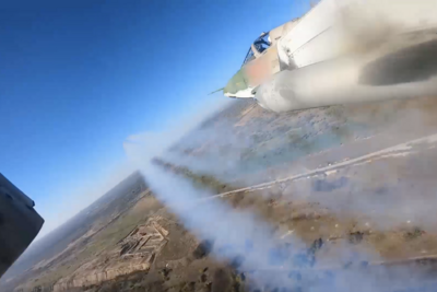    Нанесение ударов ВКС РФ по объектам ВСУ ©Скриншот