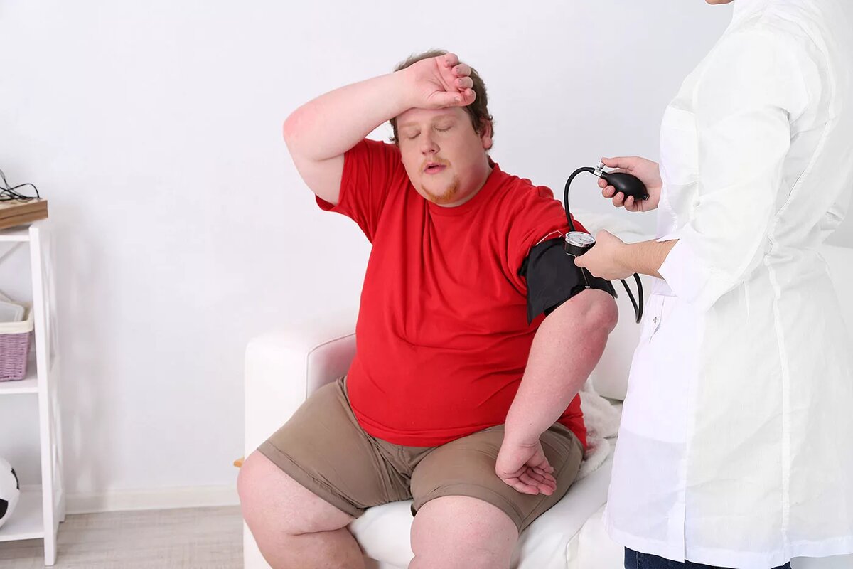 Overweight person