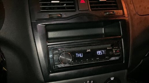 Автомагнитола 1 din JVC KD-712BT. Автозвук в гранту(новый мафон)