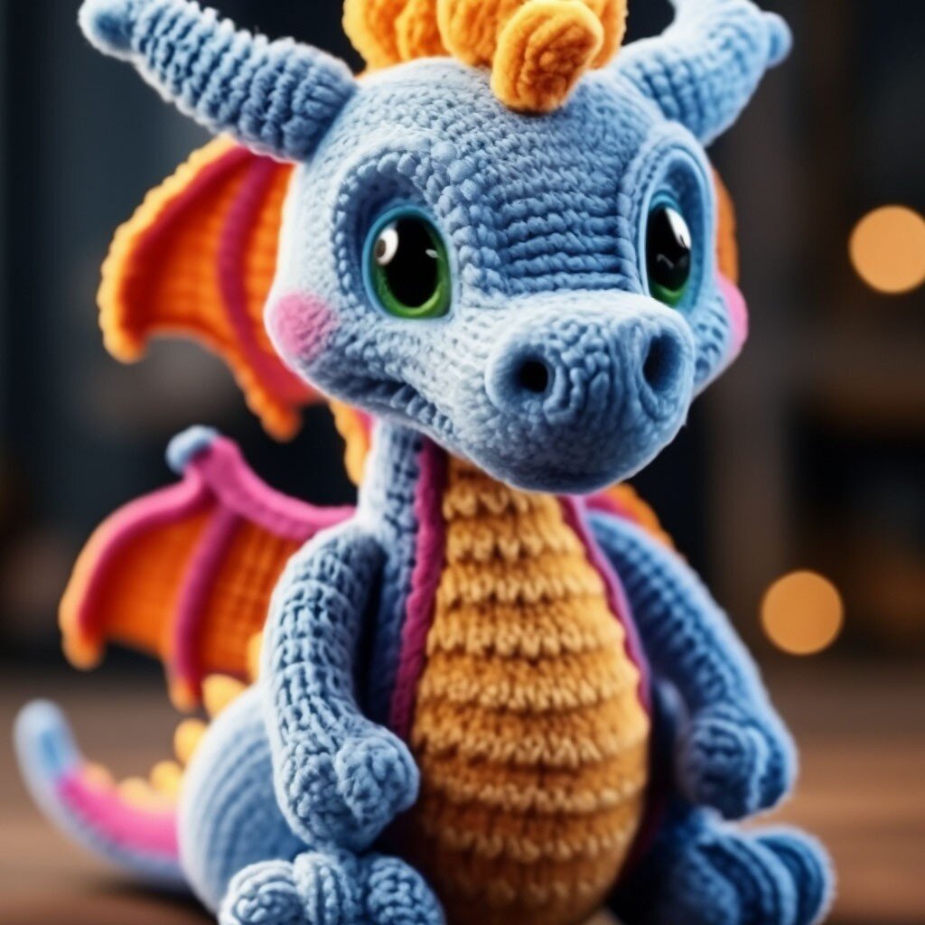 Вязаный дракон