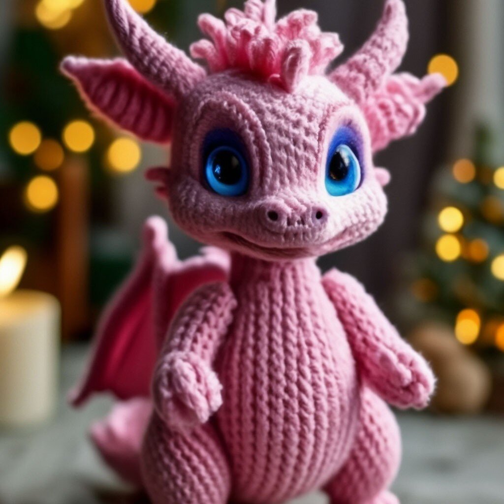 Вязаный дракон