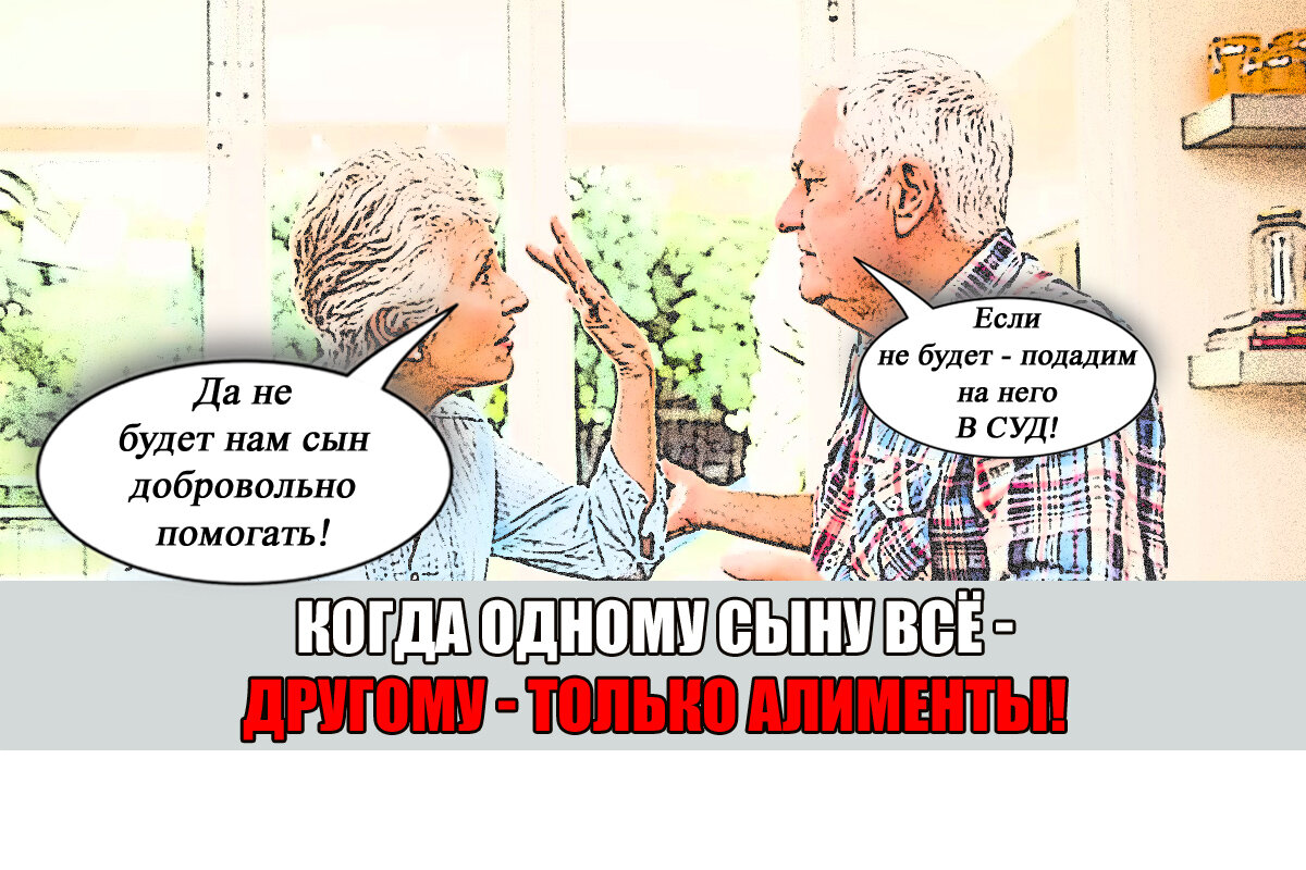 Алименты родителям? Не дам! Брату бизнес отдали? Он его развалил? С него и  спрашивайте!» - заявил младший сын | Право Суда | Дзен