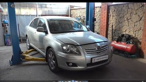 [ TOYOTA AVENSIS ] Замена передних тормозных колодок и дисков. How to Replace Disc Brakes