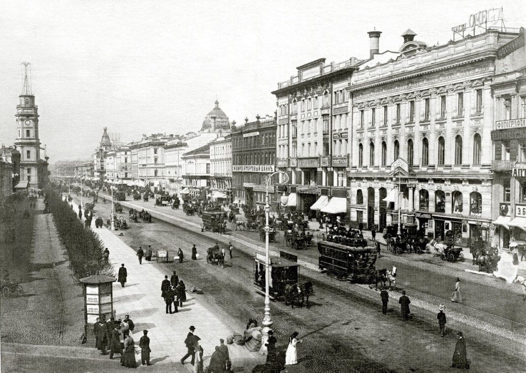 Невский проспект 1904 год.