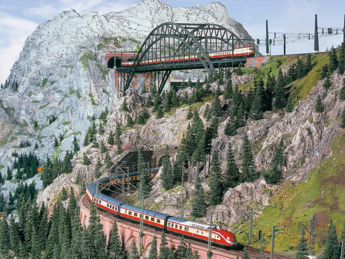 Австрия. Источник изображения: https://www.miniatur-wunderland.com/discover-wunderland/worlds/austria/