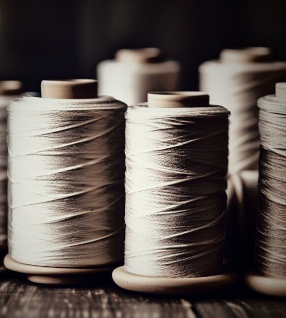 Катушки с нитками (нейросеть)