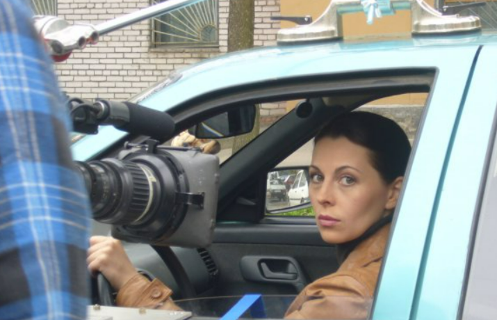 Ирина Сотикова на съемочной площадке