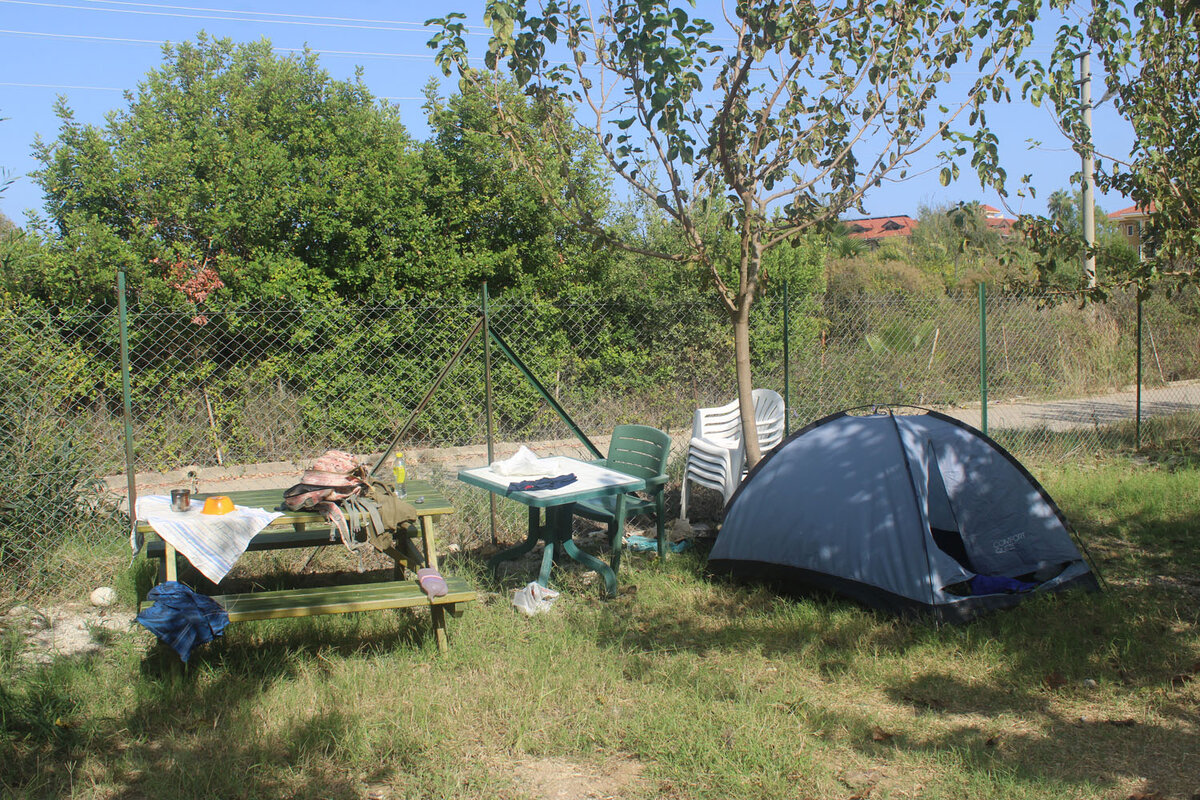 Моя палатка в Текирове