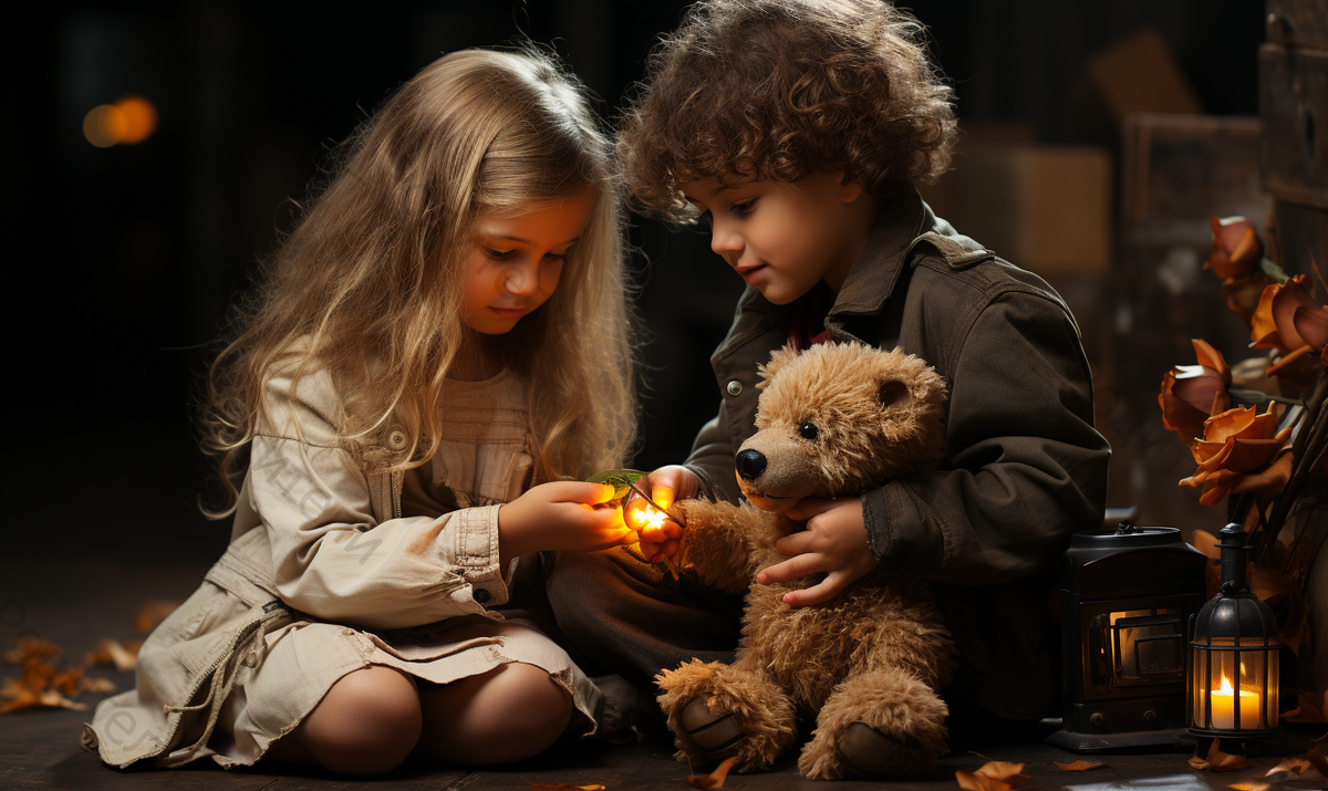 дети делятся друг с другом