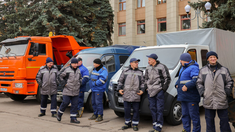    Парад коммунальной техники в рамках готовности служб к зимнему периоду в Реутове © Пресс-служба администрации г.о. Реутов