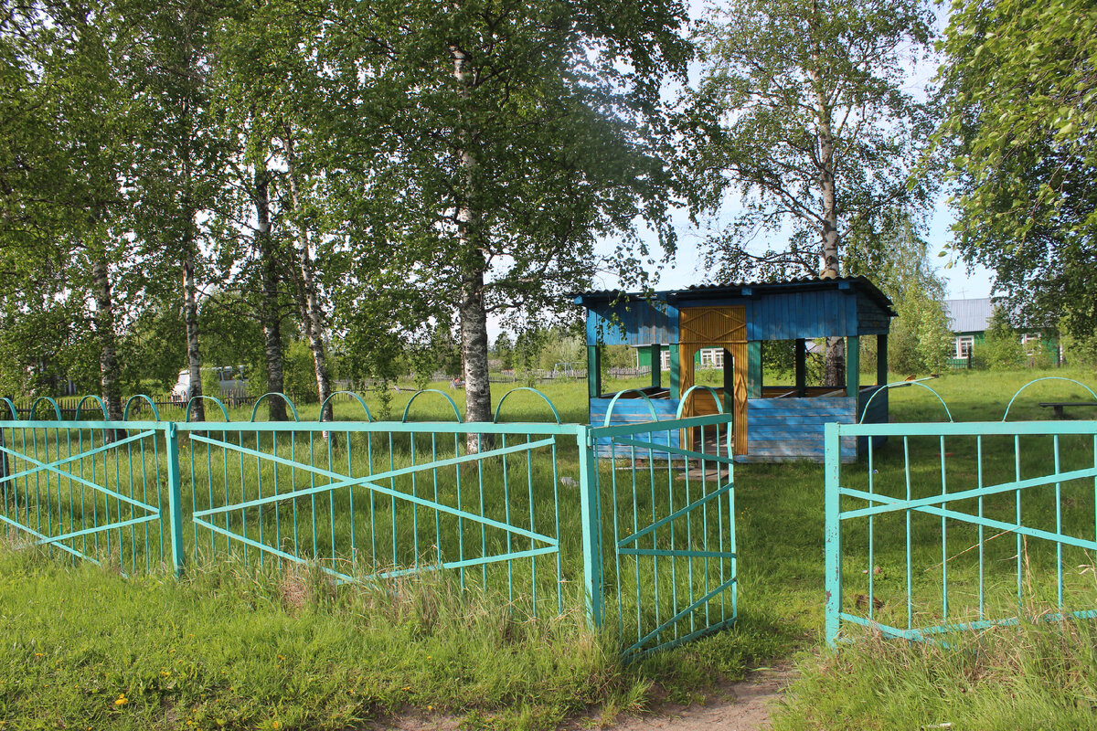 Место, где в поселке находилась лагерная больница