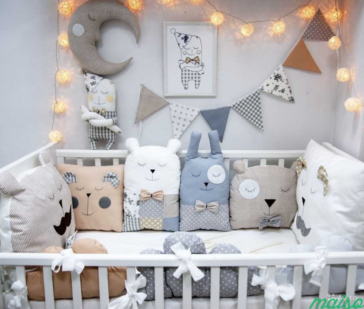 обустройство кроватки новорожденного