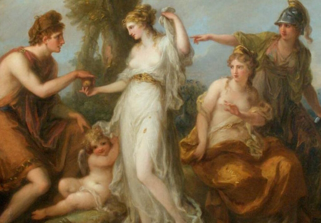 Ангелика Кауфман «Суд Париса» (фрагмент) / Музей искусства Понсе, Пуэрто-Рико
