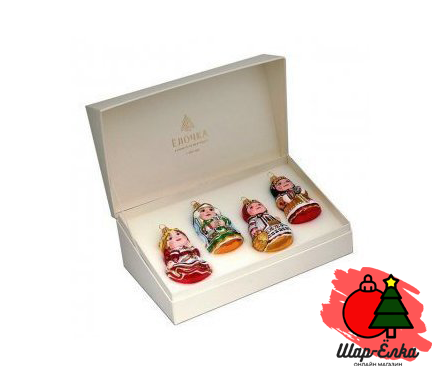 Набор ёлочных игрушек "Времена года" в сувенирной упаковке (Ёлочка)