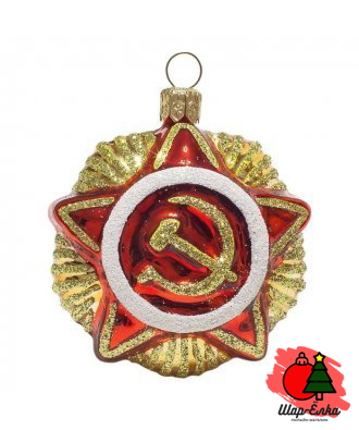 Набор ёлочных игрушек и шаров "Салют Победы" в сувенирной упаковке (Ёлочка)